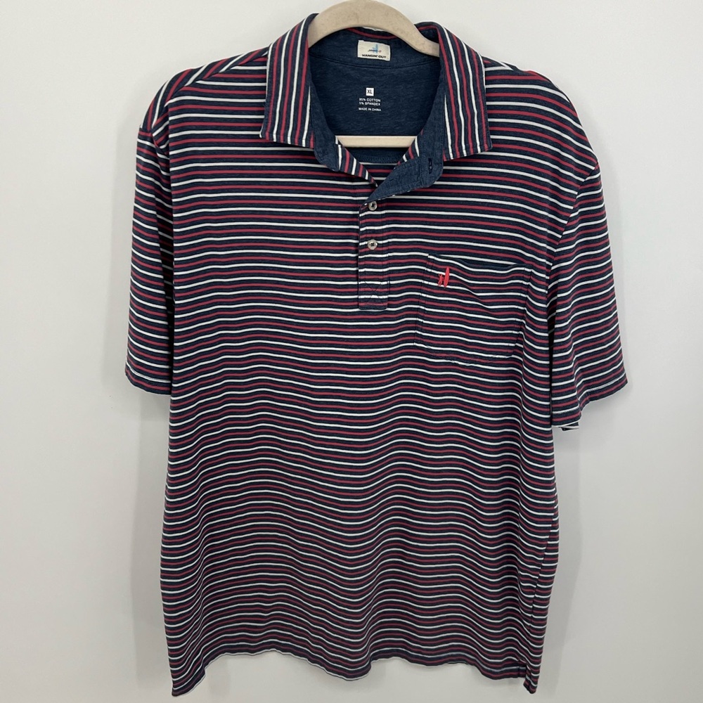 Johnnie-O Hangin Out striped polo shirt